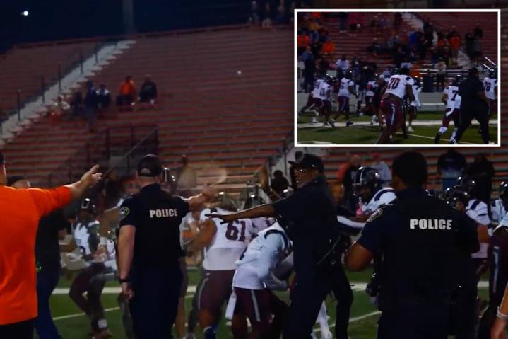 Ohio cops pepper-spray high school football players to stop fight