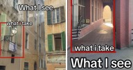 45 Side-By-Side Pics Of What A Photographer Sees And What They Choose To Take