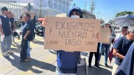 Exigen trabajadores de LAMAP pago atrasado; Salud e IMSS
