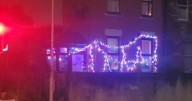 'Christmas decorations' already up on house that's 'skipping Halloween'