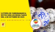 Lotería de Cundinamarca: estos son los resultados del 6 de octubre de 2025