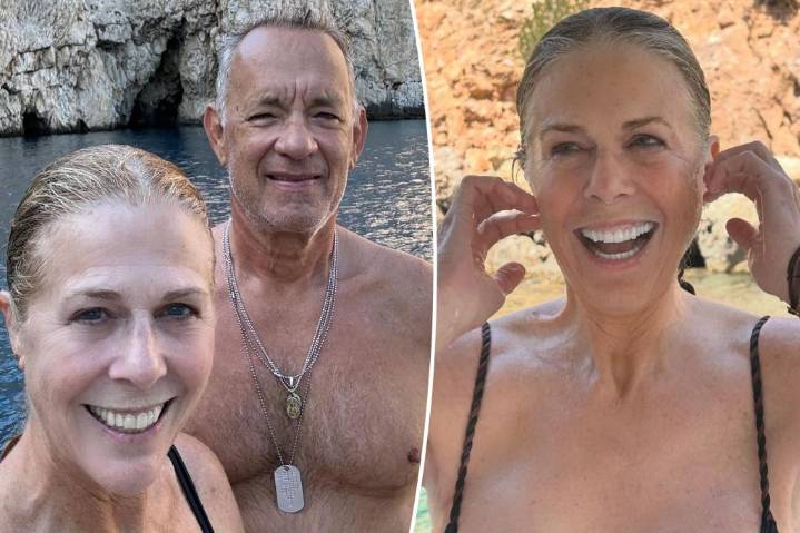 Tom Hanks celebrates Rita Wilson's 69th birthday with a bathing suit snap