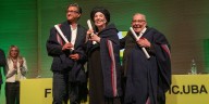 Asif Kapadia y Juan Gatti fueron distinguidos con el título de Doctor Honoris Causa de la UBA