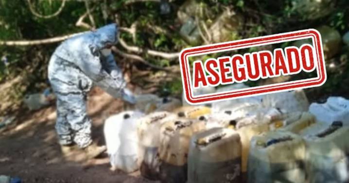 Desmantelan bodega con más de 500 litros de químicos para droga en Culiacán: hallan thinner, tolueno y ácido sulfúrico