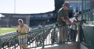 Getting started on Parkview Field's Holiday Lights display