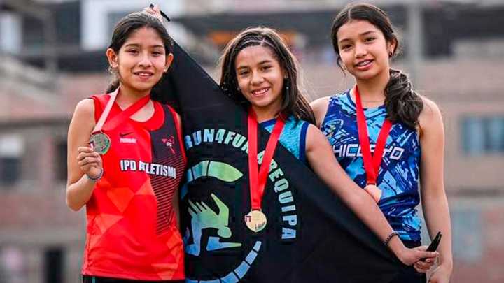Arequipeñas brillan en el Nacional Infantil de Atletismo: Yanahuara domina con cuatro oros y podio nacional