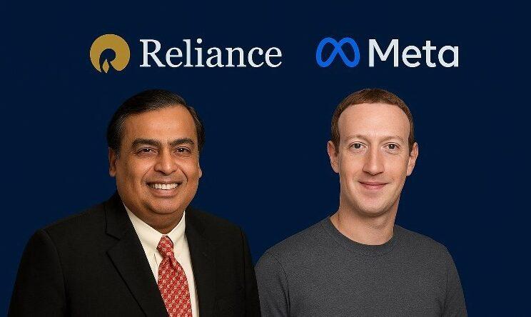 Mukesh Ambani, Meta Partner for AI Venture with ₹855 Crore Initial Investment