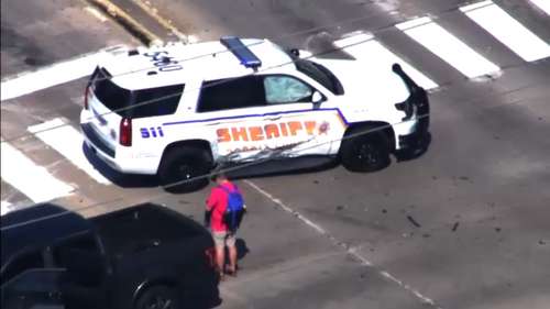Harris County deputy taken to the hospital after being involved in 2-vehicle crash near Telge and Cypress North Houston, HCSO says