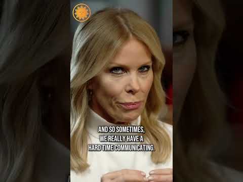 Cheryl Hines says her and husband RFK Jr. don’t always agree but hear each other out #shorts