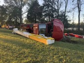Bucket truck overturns in Calloway County