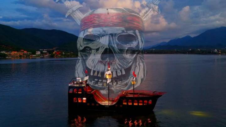 Nuevo Barco Pirata llega a la Presa La Boca; revive uno de los principales atractivos turísticos