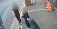 Belgrave machete attack: Boys, 13 and 15, arrested over 'brazen' machete attack caught on camera in Melbourne