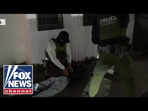 WATCH: Pre-dawn sting captures alleged ICE agitator in California