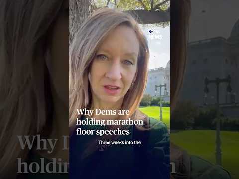Why Dems are holding marathon floor speeches against Trump