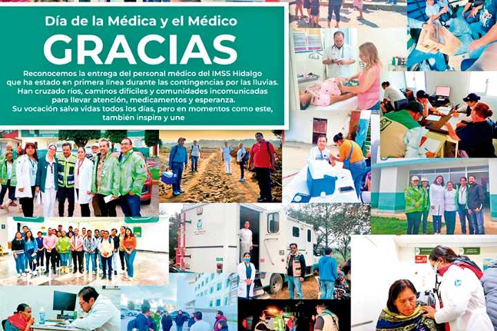 Reconocen vocación de médicas y médicos