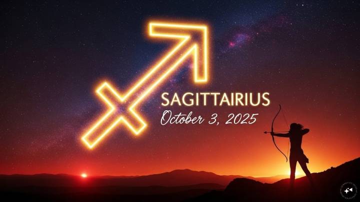 Sagittarius Horoscope Today, October 3, 2025