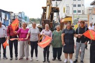 Comienza la construcción de la red de drenaje y pavimentación en Tepeji del Río