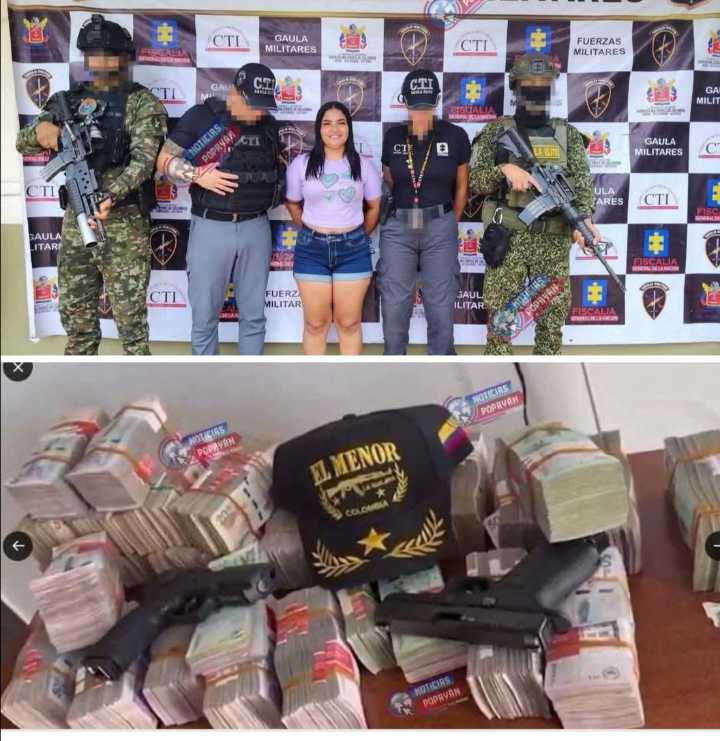«Capturan a ‘La Bebecita’, la Joven Líder del Narcotráfico en Colombia que se Presentaba como Emprendedora en Redes Sociales»