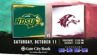 Live at 2:20 p.m.: North Dakota State Bison football vs. Southern Illinois University on WDAY