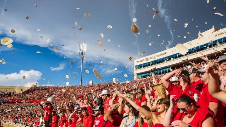 Big 12 fines Texas Tech for repeated tortilla throwing, Kansas for disparaging comments about conference