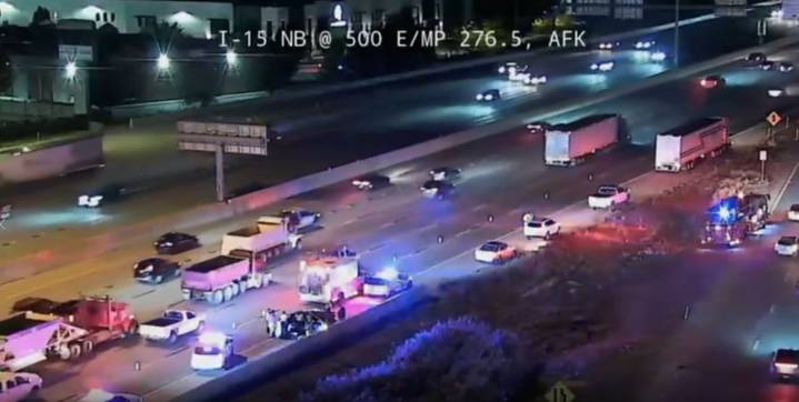 TRAFFIC ALERT: Five-vehicle crash on I