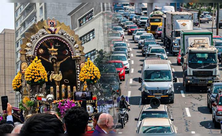 ¿Dónde hay cierre de calles por la procesión del Señor de los Milagros? Revisa las rutas alternas