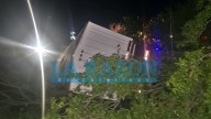 Vuelco fatal en Ruta 5: falleció el conductor de un camión cargado con soja