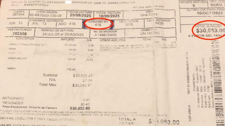 Le "ataca" JMAS 30 mil de agua en un mes