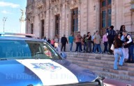 Regresan funcionarios al Palacio de Gobierno
