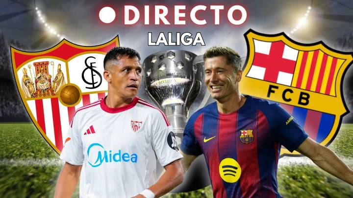 Sevilla - Barça de liga, en directo | Resultado, goles y última hora de la Jornada 8
