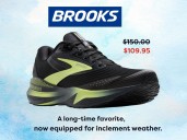 Brooks running sale news on Adrenaline GTS 24 Weatherized today
