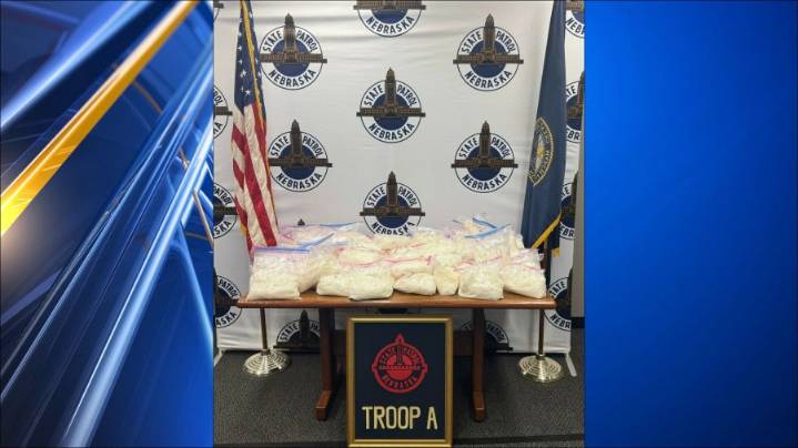 130 pounds of meth seized in Nebraska traffic stop