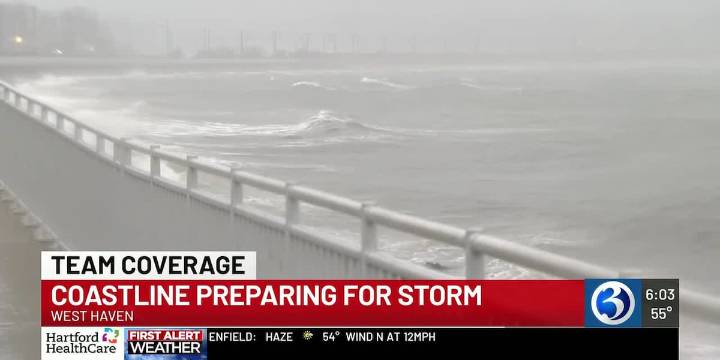 Connecticut shoreline braces for nor’easter
