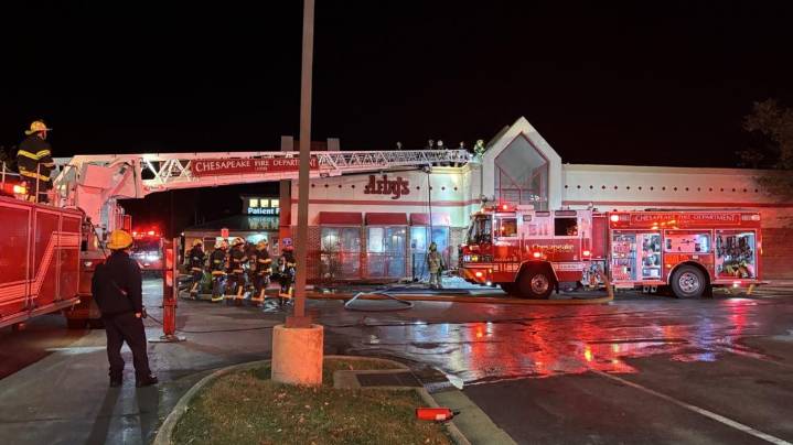 Chesapeake Fire Department investigating Arby's fire on Taylor Road