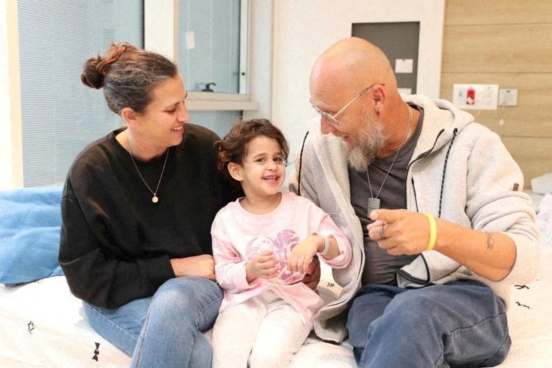 'Let her be a kid': a girl's life two years on from Hamas captivity