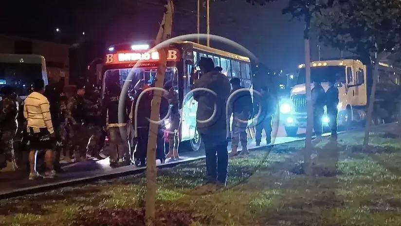 Callao: tras asesinato de chofer, transportistas realizaron protesta e intentaron bloquear la av. Néstor Gambetta