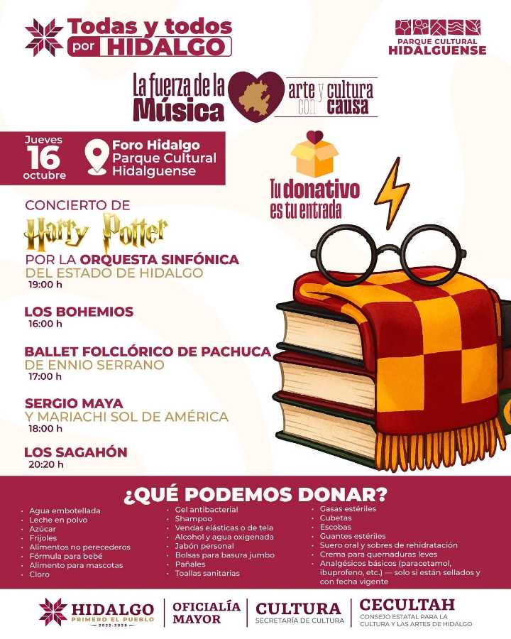 La fuerza de la música une a Hidalgo en jornadas con causa