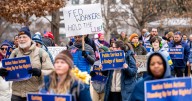 AFGE, largest federal workers' union, calls for end to shutdown, putting pressure on Democrats