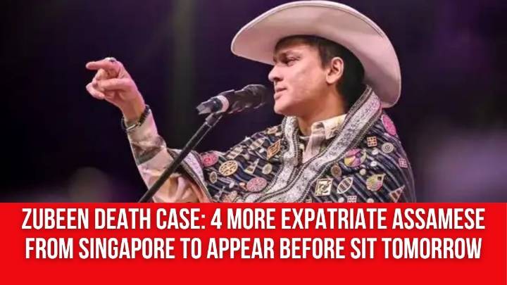 Zubeen Death Case: 4 More Expatriate Assamese From Singapore to Appear Before SIT Tomorrow