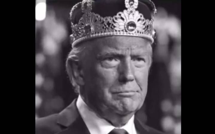 Video | Así respondió Trump a las multitudinarias protestas en su contra