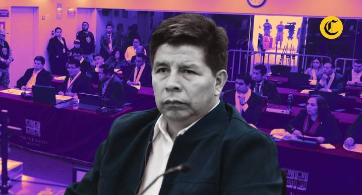 Golpista Pedro Castillo ahora usa su juicio oral por rebelión para dar “anuncios” electorales sobre el precandidato de Juntos por el Perú