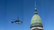 Un helicóptero sobrevoló el Congreso y desató rumores: era un simulacro de la Policía Federal
