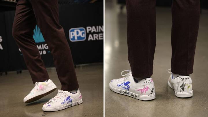 Mantha rocks sneakers designed by his 3