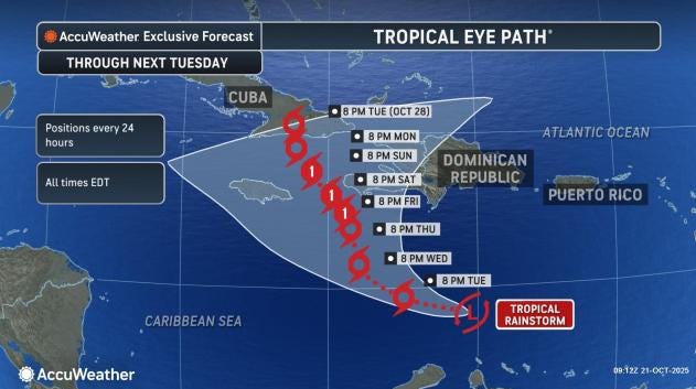 NHC warns Tropical Storm Melissa expected to develop soon in Caribbean
