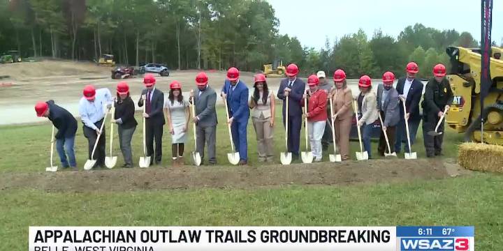 Groundbreaking held for Appalachian Outlaw Trails