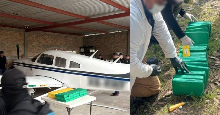 Golpe al narco: Localizan más de 200 paquetes de cocaína en un aeródromo de Tapachula, Chiapas