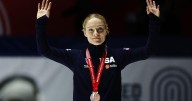 Corinne Stoddard claims three bronze medals to kick off ISU Short Track World Tour