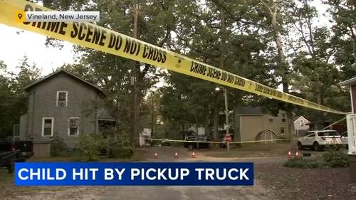 Child injured after being hit by pickup truck in Vineland, NJ