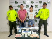 Capturados en flagrancia alias «Elkin» y «La coleta», presuntos expendedores de drogas