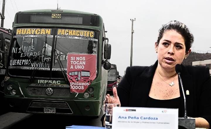 Ministra de la Mujer propone asistencia económica de 400 soles para hijos de choferes asesinados por extorsionadores